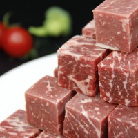 雪花牛肉粒（冻）